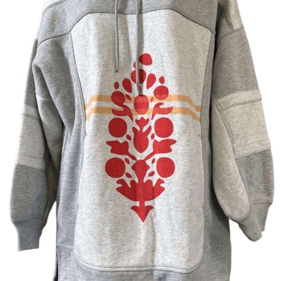 New Free People MOVEMENT Triple Threat Hoodie $168 X-SMALL Gray Slouchy - Picture 5 of 7